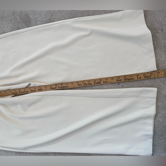 French Connection Cream Wide Leg Pants - Picture 7 of 8